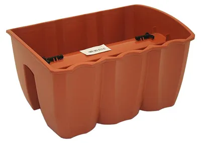 Produktbild von Geländer Blumentopf Kunststoff 39cm