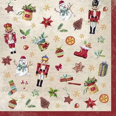 Produktbild von FESTIVE TRADITION cream Lunch-Servietten L 971660