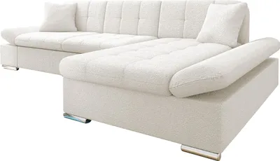 Produktbild von MIRJAN24 Ecksofa Montana mit Regulierbare Armlehnen, L-Form Sofa vom Hersteller (Farbe: Sandu 224.01, Seite: Rechts)