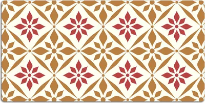 Produktbild von Schreibtischmatte Tischunterlage 120x60 cm Mauspad - Blumenmuster