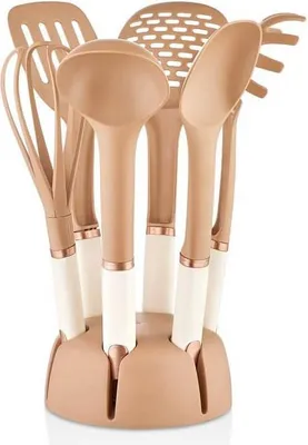 Produktbild von Küchenhelfer Set 6-tlg, Kunststoff Kochbestecki BPA-frei