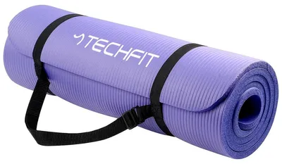 Immagine prodotto di Tappetino da yoga antiscivolo - 10 mm - 180 x 60 cm - Viola - Per pilates e palestra