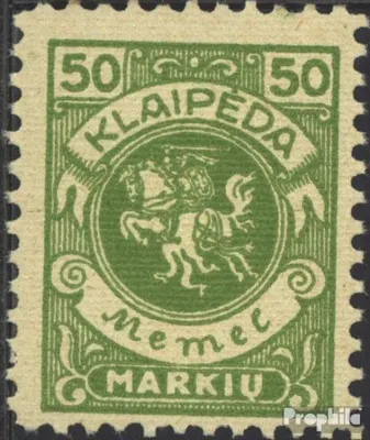 Produktbild von Briefmarken Memelgebiet 1923 Mi 145 postfrisch Wappenreiter