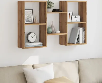Produktbild von Wandregal Artisan-Eiche 96x18x60 cm Holzwerkstoff 853235