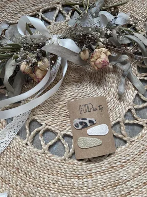 Produktbild von Haarspangenn Kinder Klick-Haarspangenn Set Leopard Beige 1 Stück Haarclip Mädchen