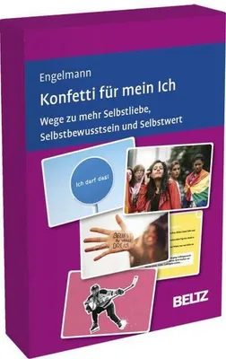 Obrázek produktu pro Konfetti für mein Ich Kartenset – 60 Karten mit Übungen für Selbstwert, Selbstbewusstsein und Selbstliebe
