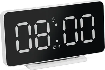 Produktbild von TechniSat VIOLA AC-1 | Digitaler Wecker mit USB-Ladefunktion, Uhr, Alarm | weiß