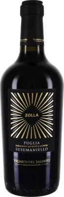 Produktbild von Zolla Susumaniello 2022 | 0.75 l | 14% Alk. | Rotwein aus Apulien, Italien