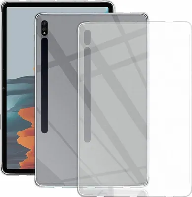 Obrázok produktu pre Tenký kryt kompatibilný so Samsung Galaxy Tab S9 Ultra / S8 Ultra Flexibilné silikónové puzdro Transparent