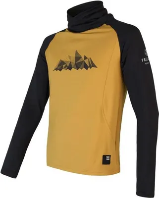 Zdjęcie produktu dla Bluza Sensor Coolmax (Polyesterfasern) Thermo Mountains – męska musztardowo-czarna wielkość 3XL 21200048-05