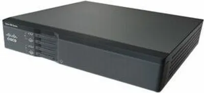 Produktbild von Cisco 860VAE, Ethernet-WAN, Gigabit Ethernet, Schwarz