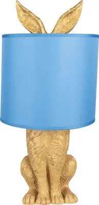 Zdjęcie produktu dla Clayre & Eef Lampa stołowa Rabbit Ø 20x43 cm Polyresin w kolorze złotym