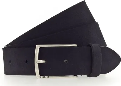 Immagine prodotto di MUSTANG Pelle cintura Classic Belt W105 Navy blu scuro