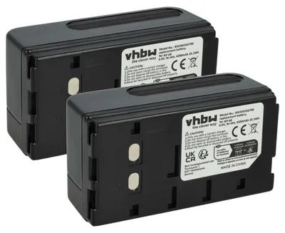 Produktbild von vhbw 2x Akku Ersatz für ONeil 550041-100, DR10 für Kamera (4200 mAh, 6 V, NiMH)