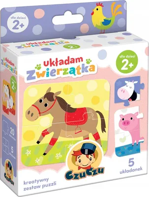 Zdjęcie produktu dla Nd39_449593 -Puzzle 5X4El Czu 55155 2 Zwierz Pud