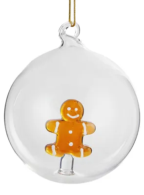 Produktbild von BUTLERS Glaskugel HANG ON Lebkuchenmann