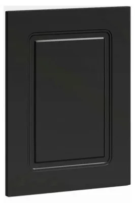 Produktbild von Geschirrspülerverkleidung, Abdeckung für kleine Geschirrspüler-Haustüren, schützt die Küche und den Kühlschrank, 45 x 67 cm, Schwarz