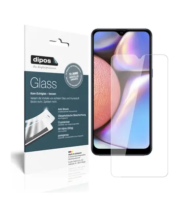 Produktbild von 2x Schutzfolie für Samsung Galaxy A10s - Anti-Shock 9H Folie dipos Glass Kunststoffglas