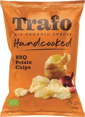 Productafbeelding van Trafo - Handgemaakte chips, barbecuesmaak, 10 porties van 125 gram - 125g