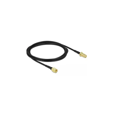 Produktbild von Delock Antennenkabel SMA Stecker zu SMA Buchse LMR/CFD100 2 m low loss