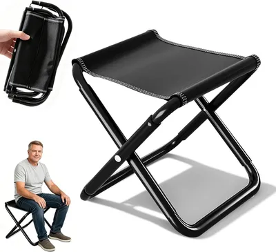 Obrázok produktu pre Skladacia stolička 30 cm, 200 kg, skladacia, na rybolov, s úložnou taškou