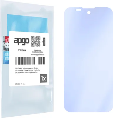 Produktbild von apgo Displayschutzglas für Doogee S59 Pro Bildschirmschutz, 9H Hybrid Schutzglas mit Keramikbeschichtung [Glänzend, Full Glue]