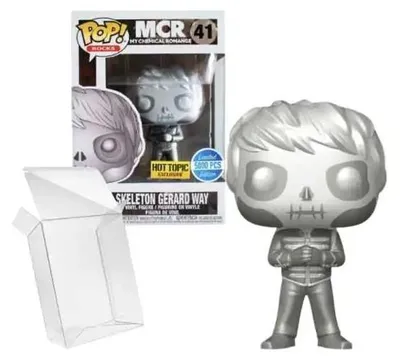 Produktbild von Funko Pop! Rocks: My Chemical Romance – Skeleton Gerard Way #41, exklusiv bei Hot Topic, limitierte Auflage von 5000 Stück