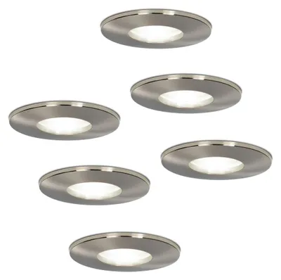 Produktbild von hoftronic LED Einbaustrahler 6x 4W 6500K IP44 Aluminium dimmbar