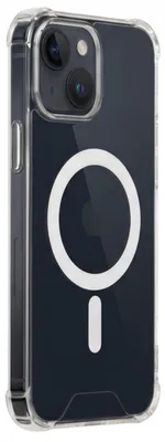 Imagen del producto de Avizar, funda magnética para iPhone 14 con protección reforzada para la cámara, transparente