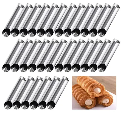 Produktbild von Solidchoice – 30 Edelstahl-Cannoli-Formen zum Backen