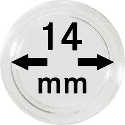 Produktbild von Lindner 2251014 Münzkapseln 14 mm-100er Pack