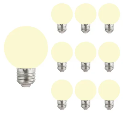 Produktbild von VITO E27 LED Kugellampe G45 3W 180lm 2700K Warmweiß 240V 10 Stück