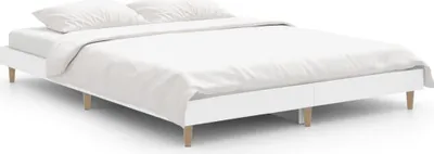 Obrázok produktu pre vidaXL Posteľný rošt biely 135x190 cm Drevo Materiál