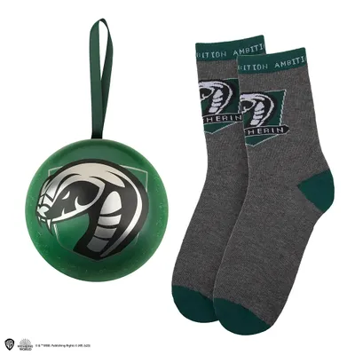 Produktbild von Harry Potter Weihnachtskugel Slytherin mit Socken