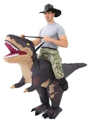 Zdjęcie produktu dla Kostium dinozaura nadmuchiwany t rex dla dorosłych halloween karnawał