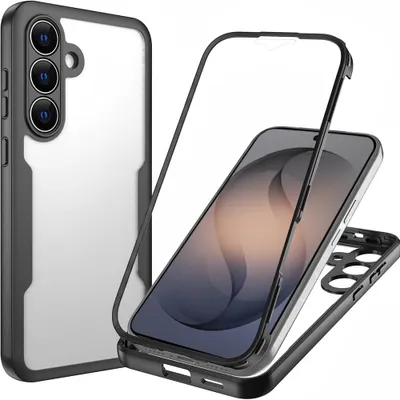 Produktbild von Techsuit – ColorVerse 360 Series + Screen Protector 360° Schutzhülle mit Displayschutz für Samsung Galaxy S26 – schwarz