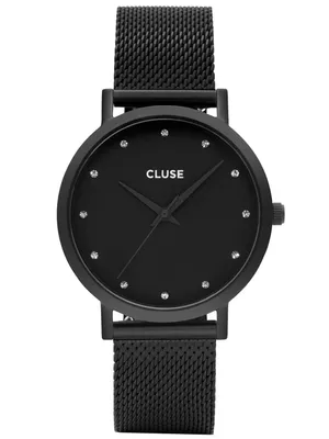 Zdjęcie produktu dla Zegarek damski Cluse CL18304 CYRKONIE czarny