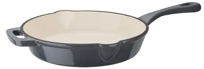 Image de Poêle en fonte GSW Grey Shadow 26 cm avec 2 becs verseurs, fonte, poêle ø env. 26 x H 6,0 cm