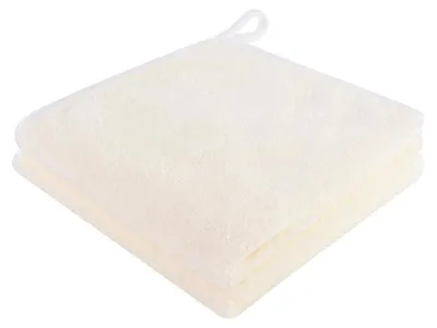Produktbild von Gästehandtücher Mikrofaser 40x40cm Weiß 2 Stück