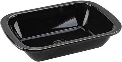 Produktbild von PolkaHome® Auflaufform Emaille – Dessert- und Ofenform 28,5 x 21 x 6,5 cm, hitzebeständig bis 400 °C, induktionsgeeignet,