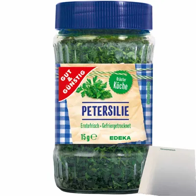 Produktbild von Gut & Günstig Petersilie gefriergetrocknet (15g Glas) + usy Block