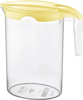 Produktbild von Kunststoffkrug für Getränke, Wasser, Saft, Kompott, Getränke, mit Deckel, 1,75l
