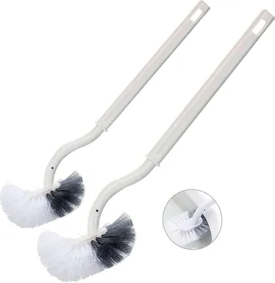 Produktbild von 2er-Pack Toilettenbürste, Toilettenbürste mit Kantenreiniger, Upgrade-Toilettenbürste