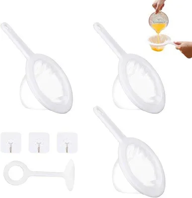 Image de Lot de 3 filtres en maille de nylon pour lait, café, vin et Boisson au soja