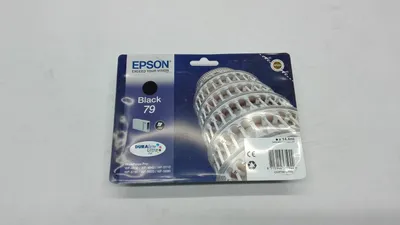 Produktbild von Epson Tower of Pisa Tintenpatrone 79 Black, Standardertrag, Schwarz, Tinte auf Pigmentbasis, 1 Stück(e)