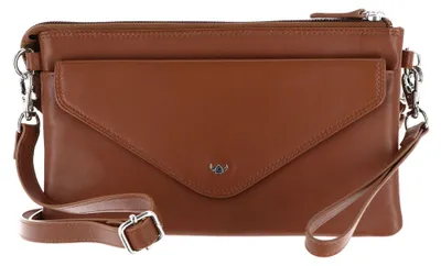 Productafbeelding van Golden Head Leer polstasje schoudertas Polo RFID Protect Mini-Tasche 8216 Cognac bruine