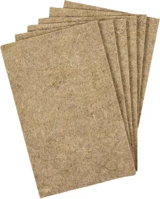 Produktbild von Famanu Hennepmatten Set 6 Stück 25x40 cm für Kleintiere