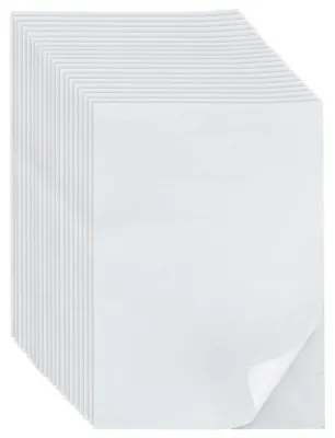 20 doppelseitige Bügelvliese, 19,8 x 30 cm, zum Aufbügeln