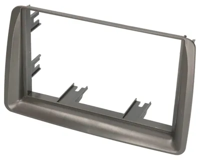 2-DIN Autoradio-Rahmen für Fiat Panda 169 2003-2012, grau