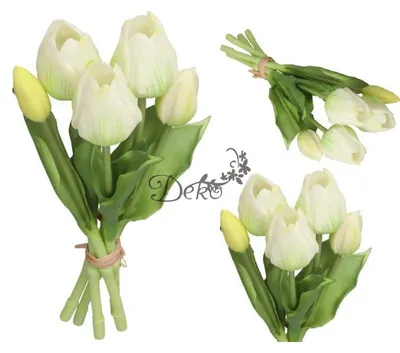 Immagine prodotto di Buquet Di Tulipani. Tulipani In Gomma. Realistici